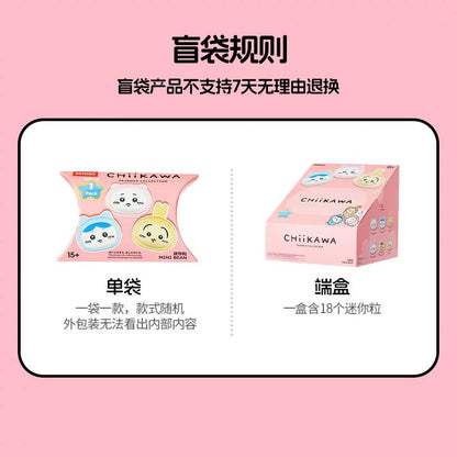 Free Gift : ChiiKawa X Miniso | ChiiKawa Hachiware Usagi Momonga Kurimanju Rakko Pajamas Beans Blind Box Mini Figure - Kawaii Item Cute Accessories  WinnieTheBirds Toy Shop