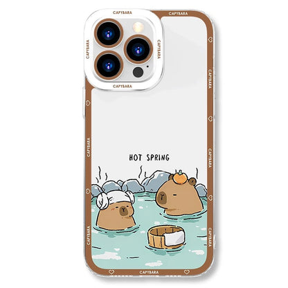 Cute Animal Capybara | Part1 8 Styles - iPhone Case PLUS SE2 XS XR X 11 12 13 14 15 16 16e 17 17e Pro Promax 12mini 13mini