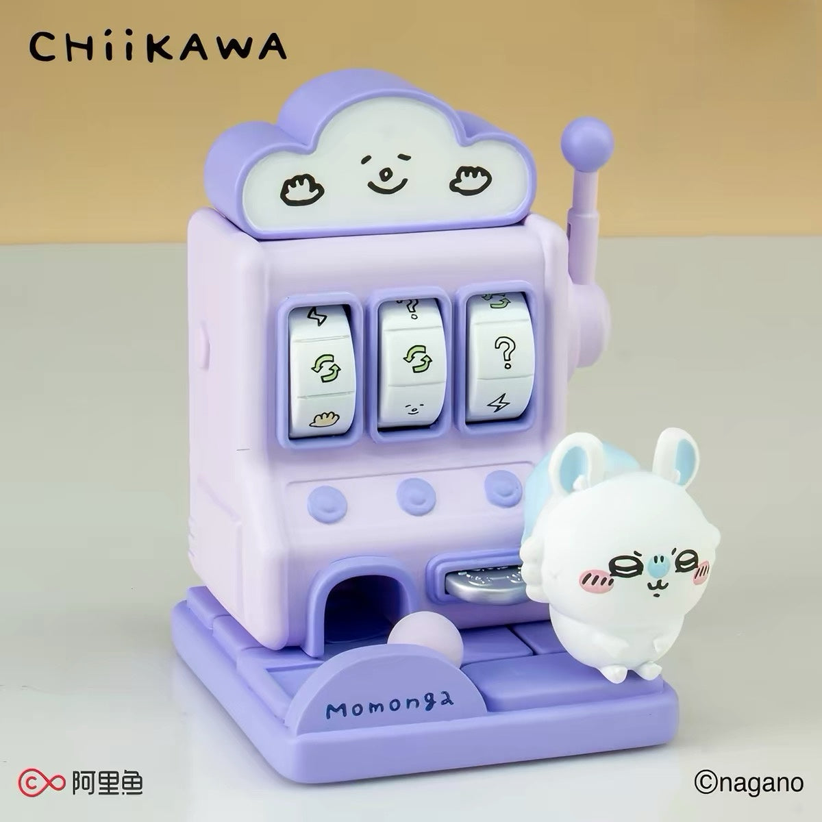 ChiiKawa X Miniso | ChiiKawa Hachiware Usagi Momonga Slot machine with Mini Figure Mystery Box - Kawaii Items Room Decoration Blind Box