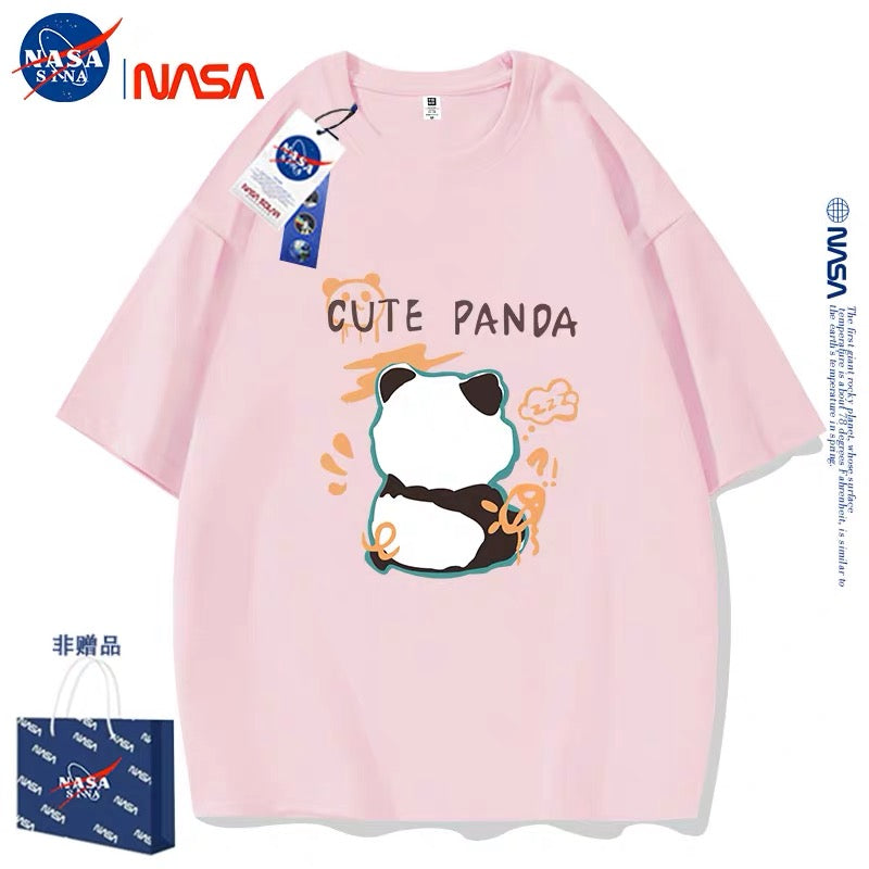 Cute Animals Panda Style T-Shirt Series | Back of Cute Panda Part1 - Kawaii Fashion Items for Child & Adult Matching outfits for Parents and Children