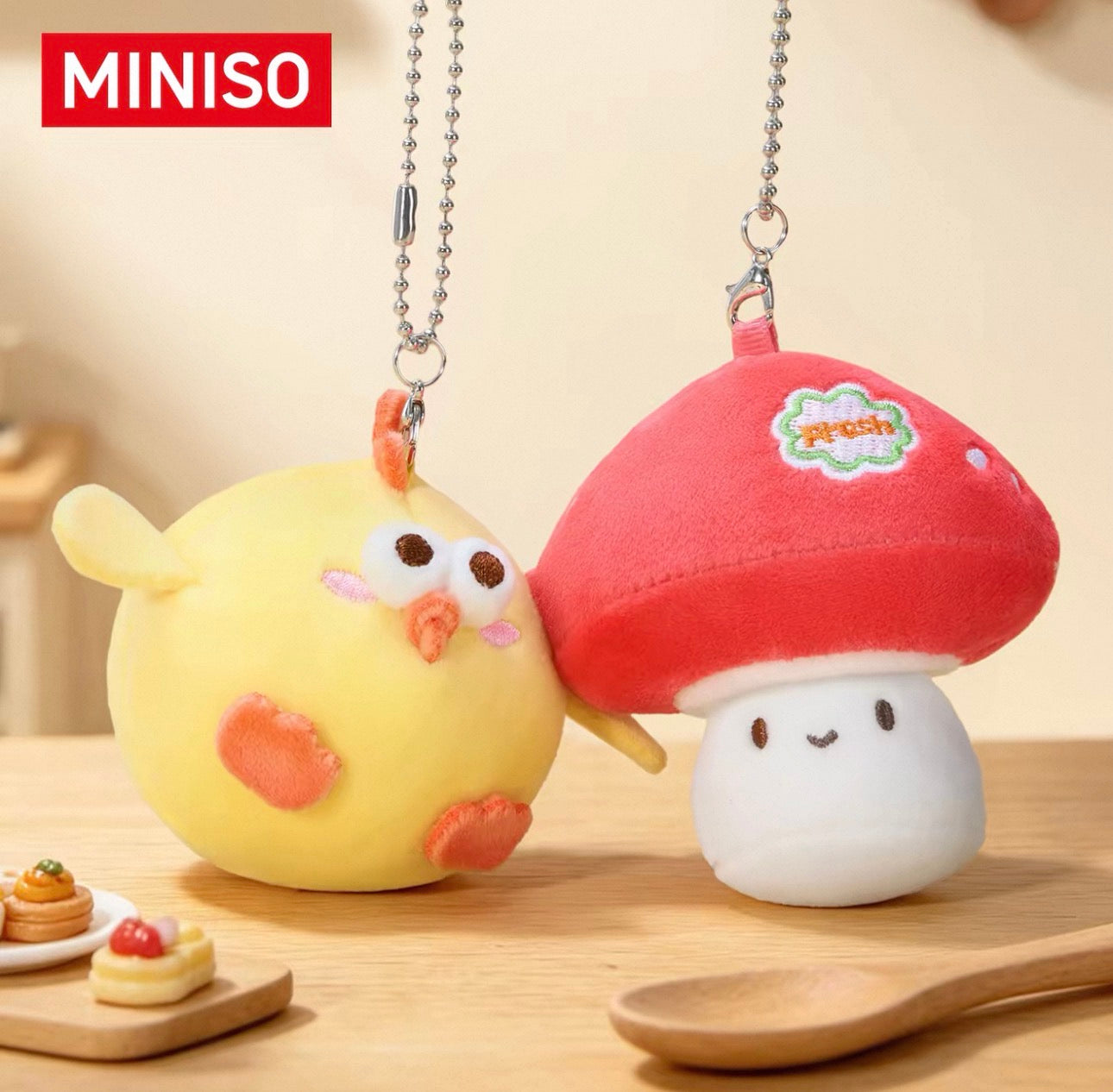 Lovely Chicken Fat Dundun Qixi Festival Plush Keychain | Chinese Valentine's Day Series Chick Heart Lock & Key - Children Gift Animal Plush Doll (副本)