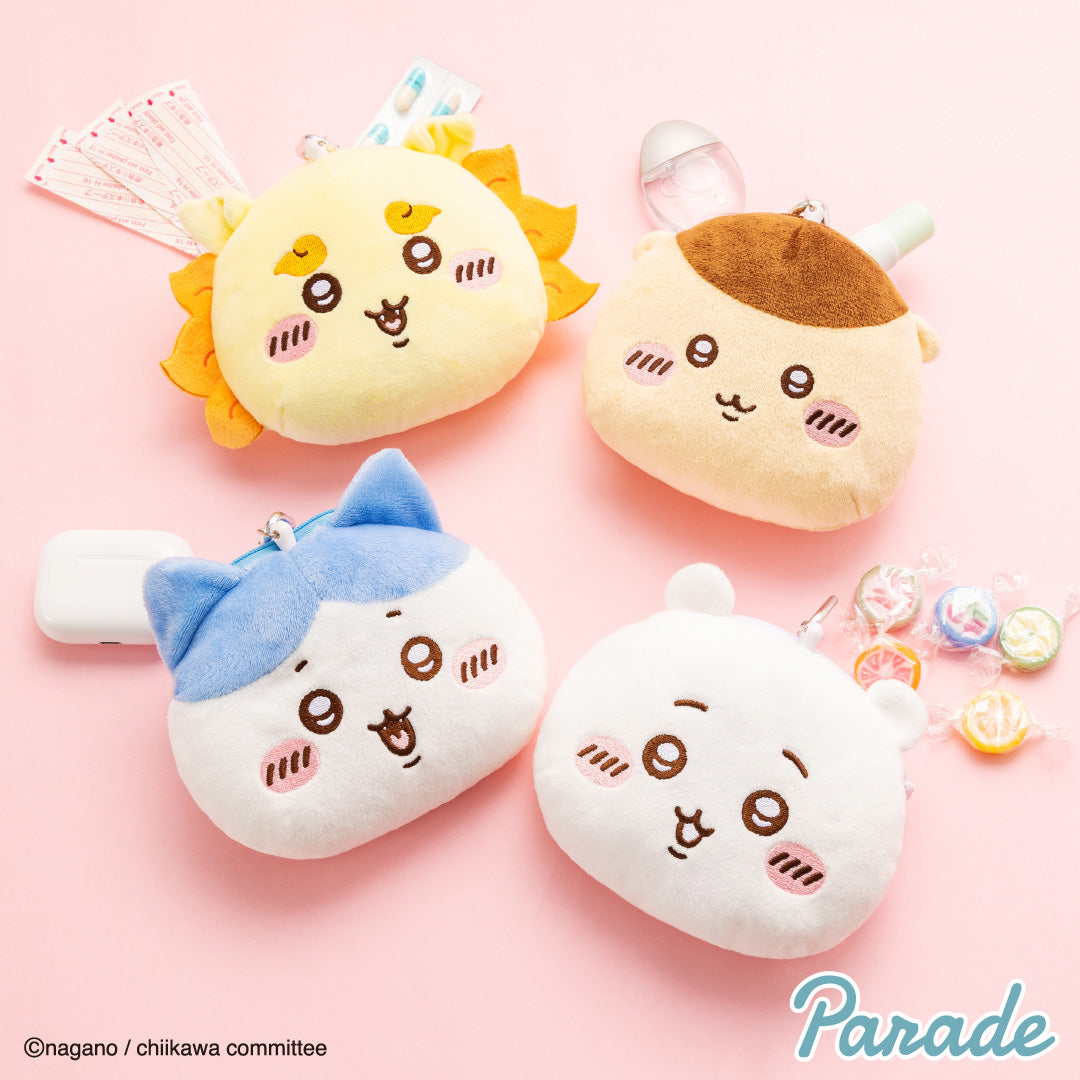 Japan ChiiKawa | ChiiKawa Hachiware Usagi Momonga Kurimanju Rakko Shisa Crab Plush Doll Purse Keychain Kawaii items Room Decoration doll WinnieTheBirds Toy Shop