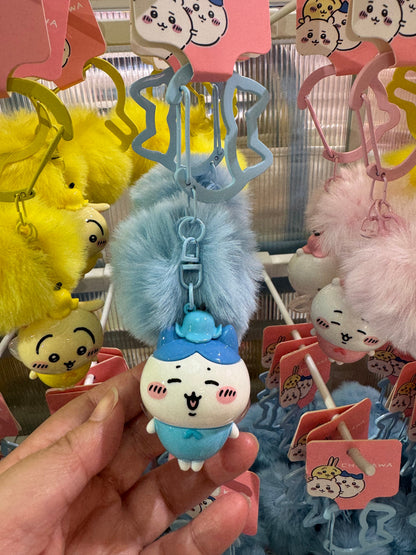 ChiiKawa X Miniso | ChiiKawa Hachiware Usagi Flower Fairy Light Pom Keychain - Kawaii Doll Keychain  WinnieTheBirds Toy Shop