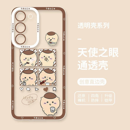 Japanese Cartoon Chiikawa | Kurimanju 5 Styles - Phone Case Samsung Galaxy S26 S25 S24 S23 S22 S21 FE Ultra Edge