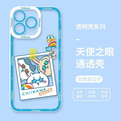 Japanese Cartoon ChiiKawa iPhone Case | Summer Time & Bee Colour Ver 8 Styles - iPhone Case PLUS SE2 XS XR X 11 12 13 14 15 16 16e 17 17e Pro Promax 12mini 13mini