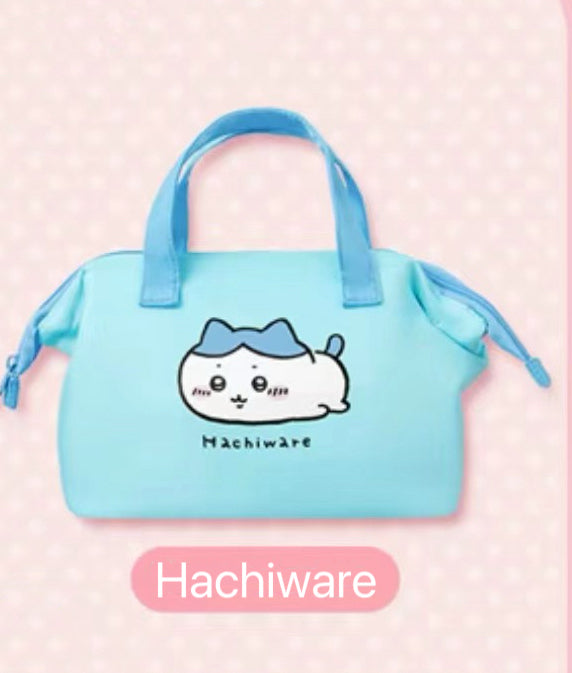 ChiiKawa X Miniso | Hachiware Full Set 9pcs items Mini Plush Doll Keychain Headband Neck Pillow Bag - Kawaii items Room Decoration doll  WinnieTheBirds Toy Shop