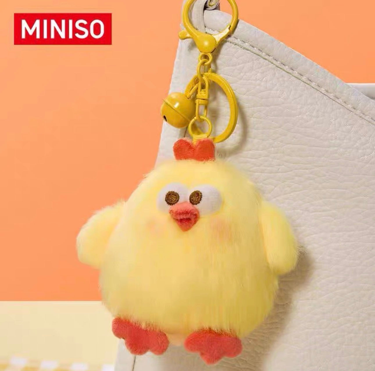 Lovely Chicken Fat Dundun Plush Doll Keychain | Stress Relief Doll Flurry Chick with Bubble - Children Gift Animal Mini Plush Doll
