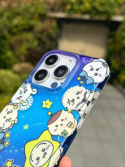 Japanese Cartoon ChiiKawa Shooting Star iPhone Case 13 14 15 Pro Promax WinnieTheBirds Toy Shop