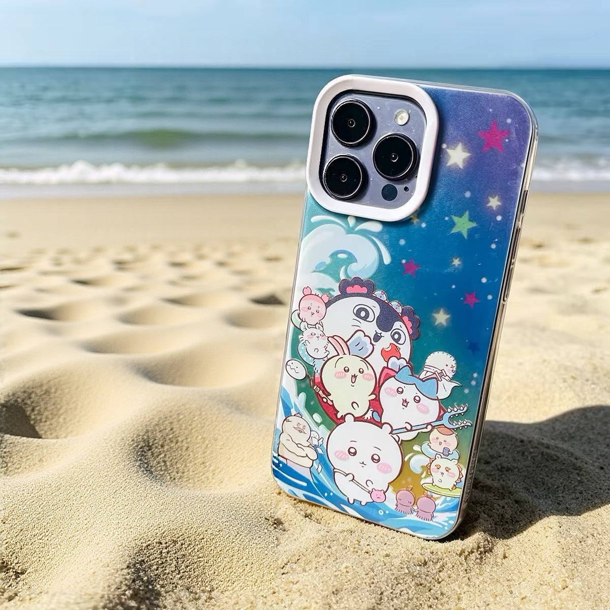 Japanese Cartoon ChiiKawa The Movie : The Secret Of The Mermaid Island | With Siren 2 Styles - iPhone Case 11 12 13 14 15 16 16e 17 17e Pro Promax