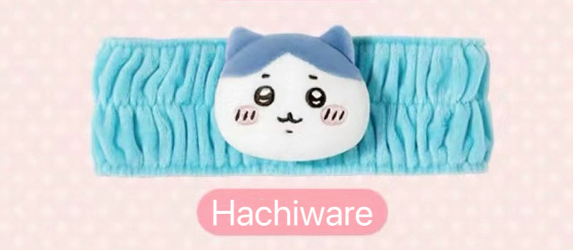 ChiiKawa X Miniso | ChiiKawa Hachiware Usagi Headband - Makeup Kawaii items Room Decoration doll  WinnieTheBirds Toy Shop