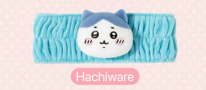 ChiiKawa X Miniso | ChiiKawa Hachiware Usagi Headband - Makeup Kawaii items Room Decoration doll  WinnieTheBirds Toy Shop