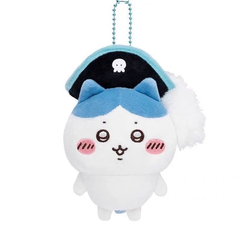 Japan ChiiKawa | Chiikawa Hachiware Usagi Momonga Kurimanju Cosplay Pirate Plush Doll Keychain - Kawaii items Room Decoration doll WinnieTheBirds Toy Shop
