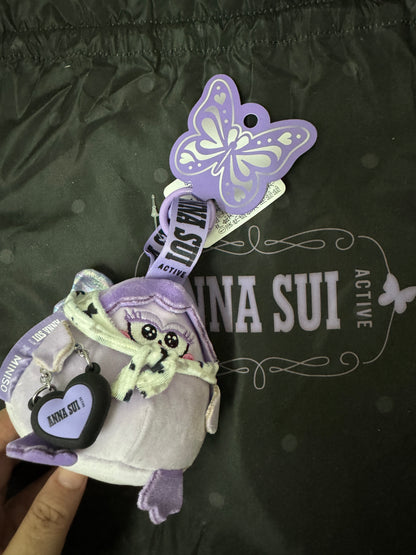 [Pre-Owned] Lovely Chicken Fat Dundun Special Plush Keychain | Crossover Anna Sui Lady DunDun - Fashion Animal Plush Doll