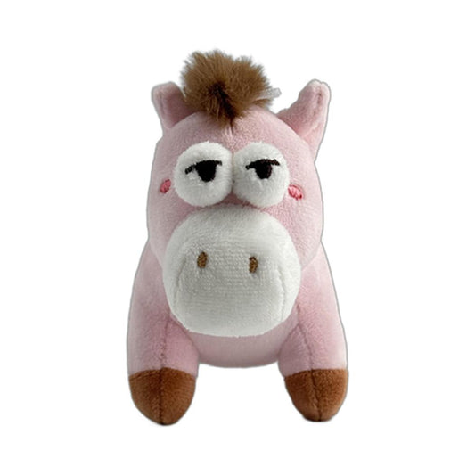 Lovely Chicken Fat Dundun Plush Doll Horse Year Limited | Pink Horse - Children Gift Animal Plush Doll