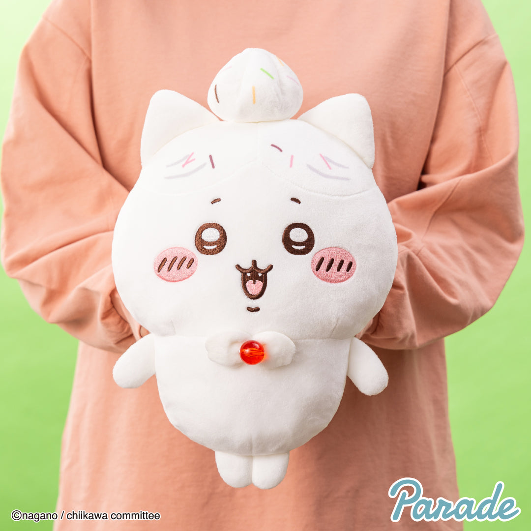 Japan ChiiKawa ChiiKawa & Hachiware Birthday 2025 Series | ChiiKawa Hachiware Usagi Birthday Cake Cream and Lighter Big 30cm Plush Doll  Kawaii items Room Decoration doll WinnieTheBirds Toy Shop