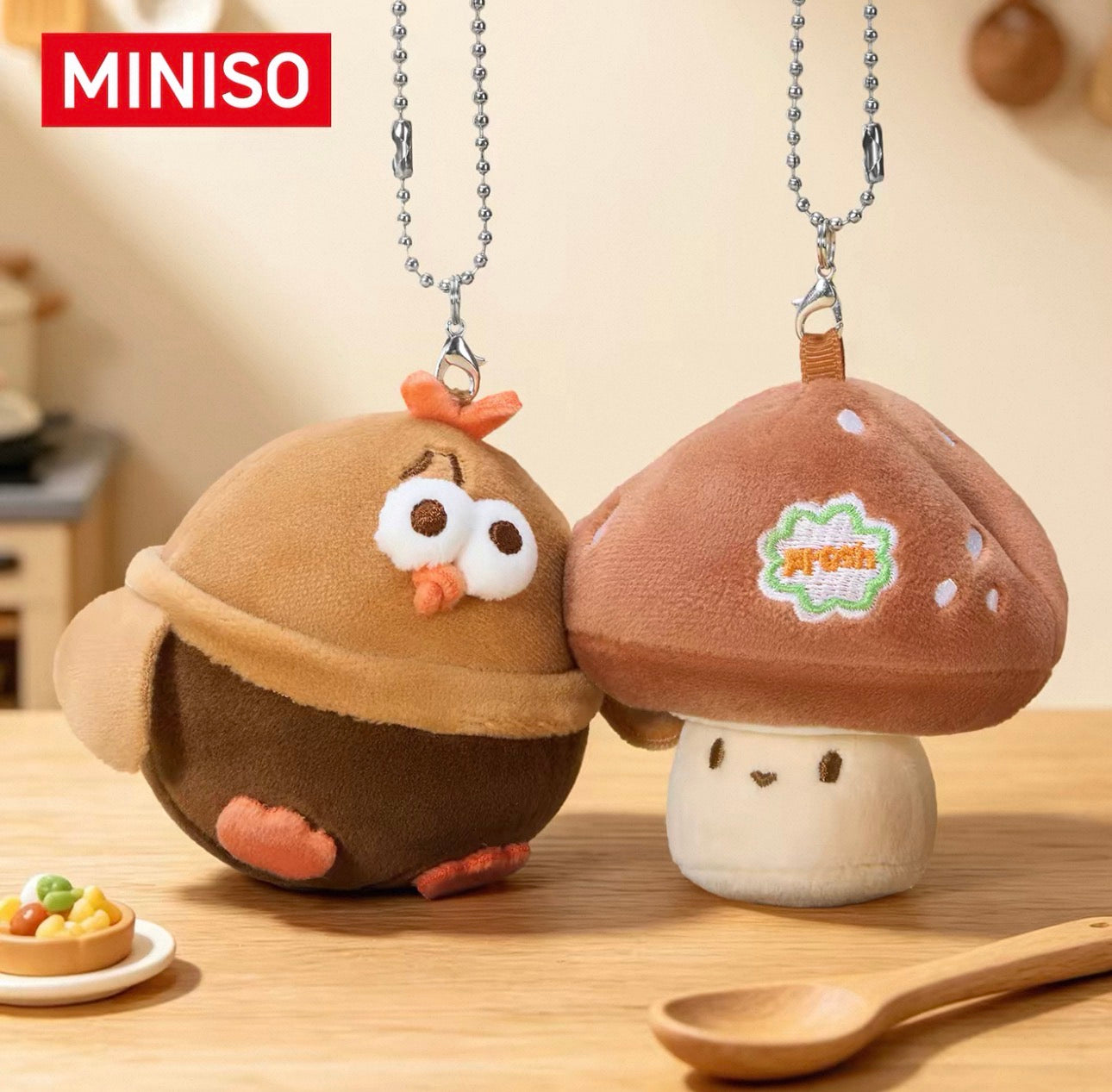 Lovely Chicken Fat Dundun Qixi Festival Plush Keychain | Chinese Valentine's Day Series Chick Heart Lock & Key - Children Gift Animal Plush Doll (副本)