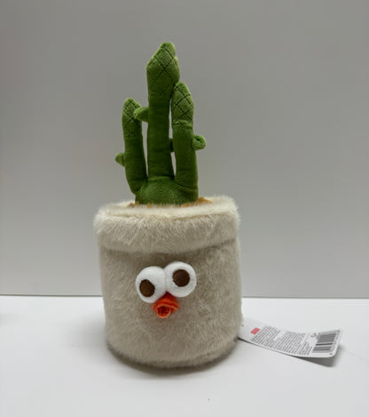 Lovely Chicken Fat Dundun Plant Plush Doll | Monstera & Bamboo Plant - Children Gift Animal Plush Doll