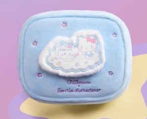 ChiiKawa X Miniso X Sanrio Series | ChiiKawa Hachiware Usagi Cute Fluffy Make Up Bags - Kawaii Items Room Decoration