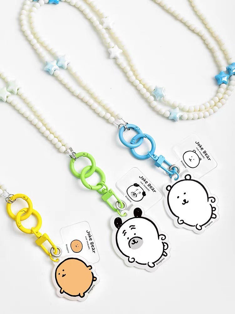 Joke Bear with friends Phone Lanyard Long Version | Joker Bear Pug Moguracorokke - for All Smart Phones- for All Smart Phones