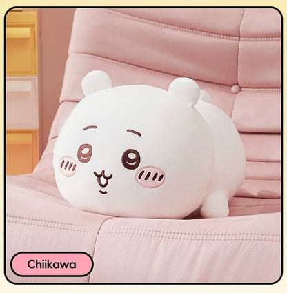ChiiKawa X Miniso | ChiiKawa Hachiware Usagi Giant Laying Down Doll - Kawaii Doll Plush Cute Doll Decoration  WinnieTheBirds Toy Shop