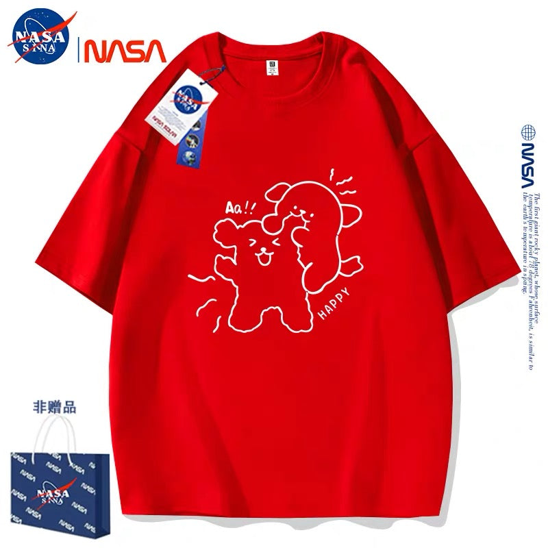 Cute Cartoon Doggie Maltese Puppy Style T-Shirt Series | Sweet Couple Part1 - Kawaii Fashion Items for Child & Adult Matching outfits for Parents and Children