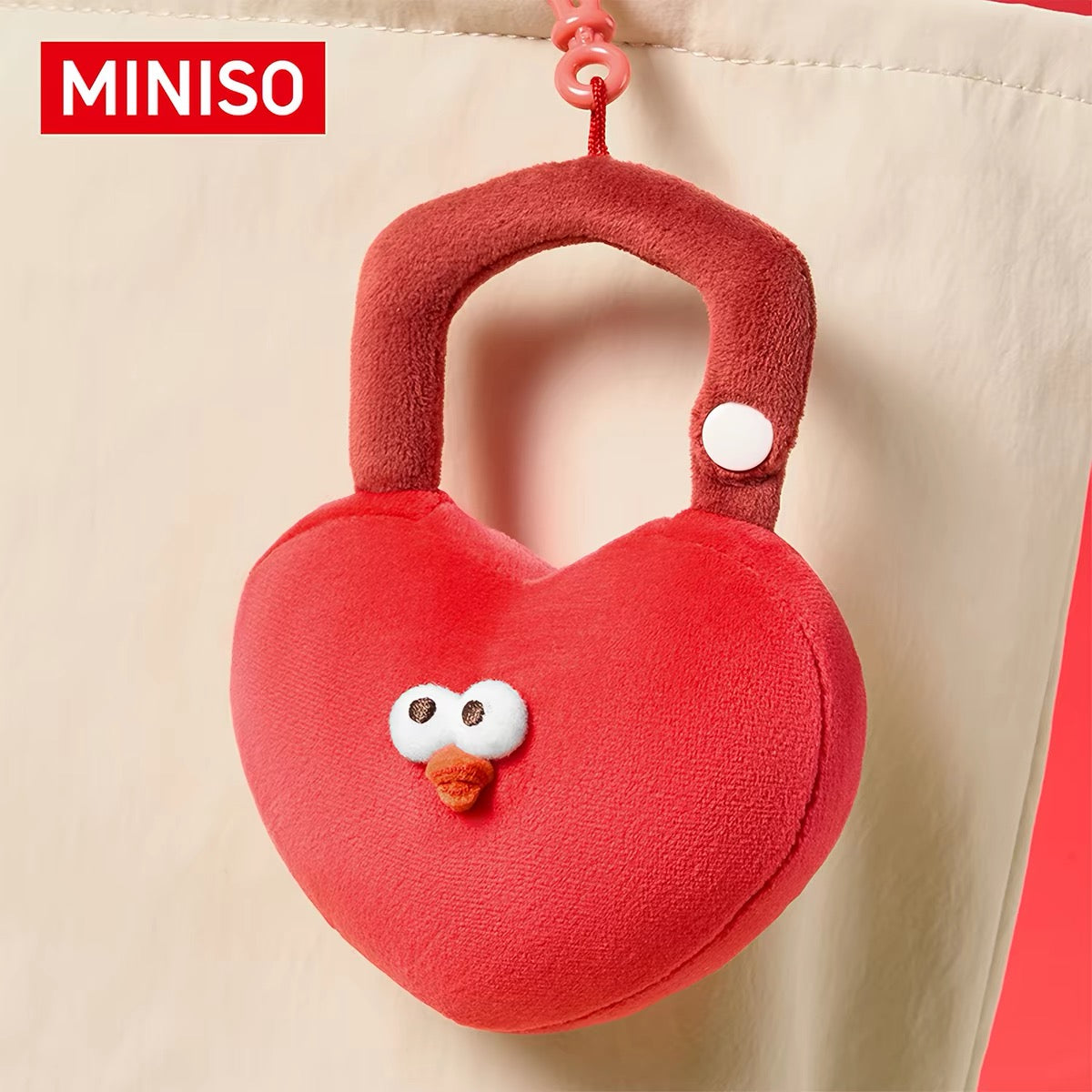 Lovely Chicken Fat Dundun Qixi Festival Plush Keychain | Chinese Valentine's Day Series Chick Heart Lock & Key - Children Gift Animal Plush Doll