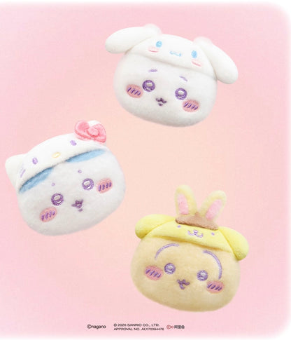 ChiiKawa X Miniso X Sanrio Series | ChiiKawa Hachiware Usagi Cute Fluffy Icon Badges - Kawaii Items Room Decoration