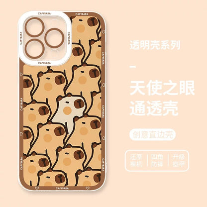 Cute Animal Capybara | Part2 8 Styles - iPhone Case PLUS SE2 XS XR X 11 12 13 14 15 16 16e 17 17e Pro Promax 12mini 13mini