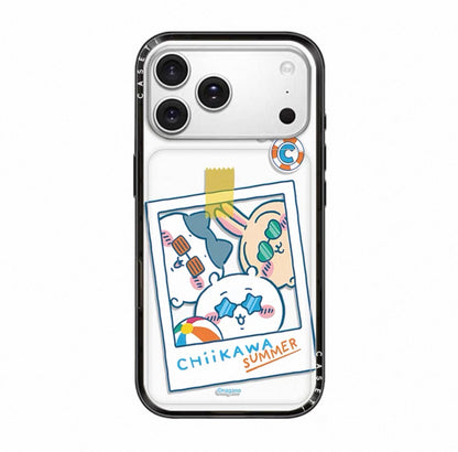 Japanese Cartoon ChiiKawa Clear with Transparent Black Frame New Version Case | Summer Time Party 12 Styles - iPhone Case 13 14 15 16 17 Pro Promax
