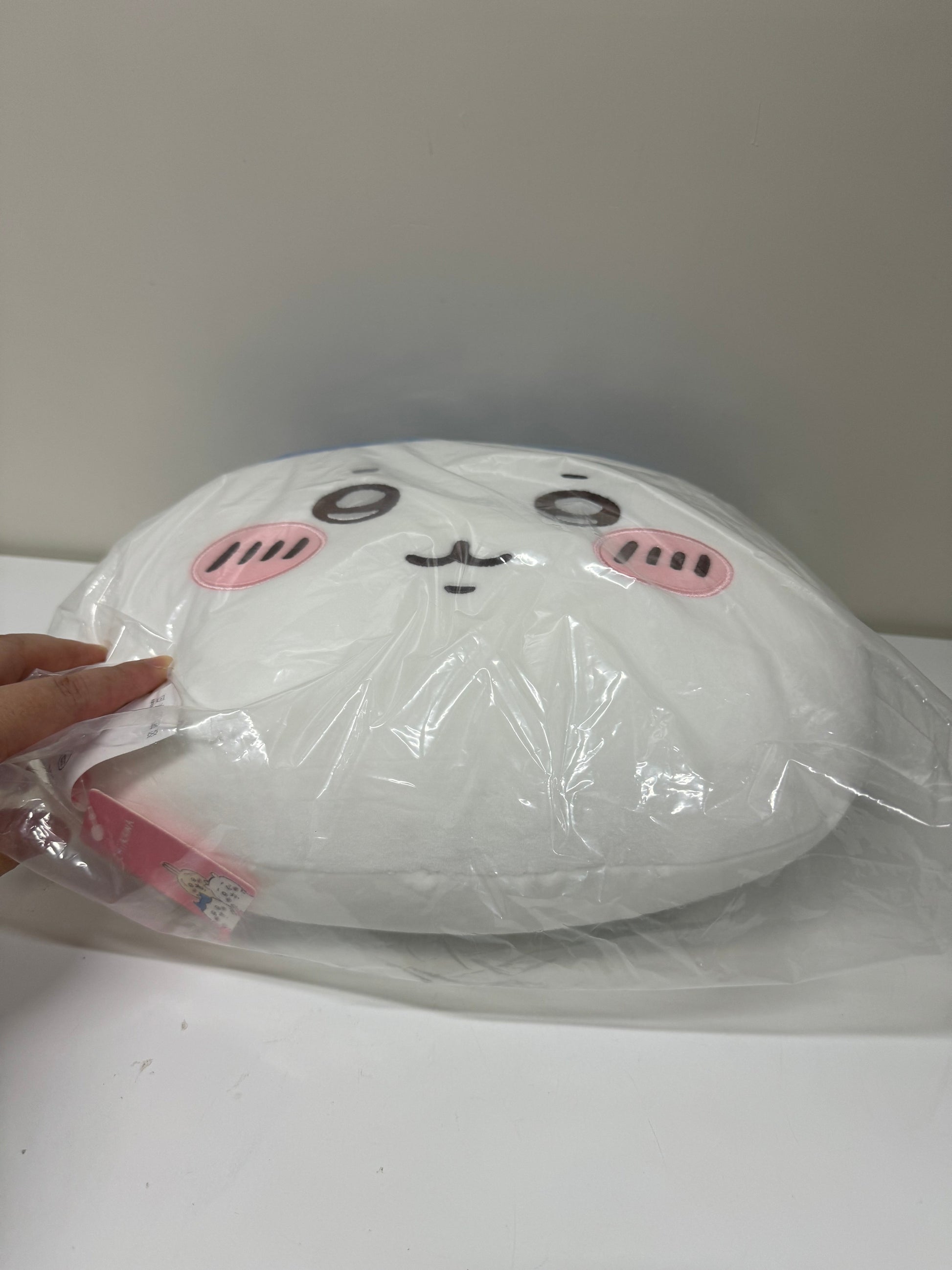 ChiiKawa X Miniso | ChiiKawa Hachiware Usagi -  Hachiware Big Face Cushion Plush Doll Kawaii items Room Decoration doll  WinnieTheBirds Toy Shop