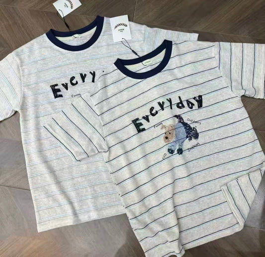 Korean Fashion Cute Animals Style T-Shirt Series | Everyday Puppy - Kawaii Fashion Items