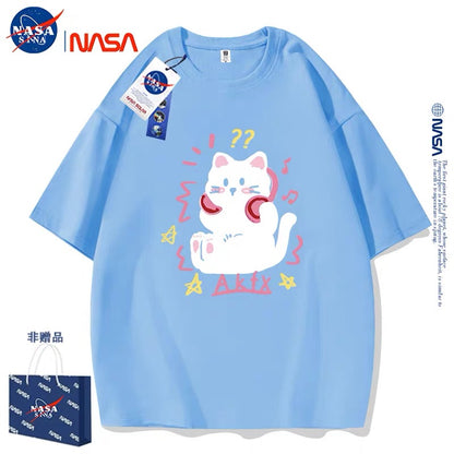 Cute Animals Cat Style T-Shirt Series | Kitten with Headphone Part2 - Kawaii Fashion Items for Child & Adult