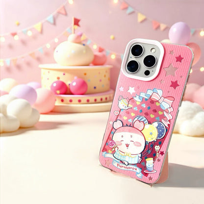 일본 만화 치이카와 해피 놀이공원 레이저 케이스 | 치이카와 하치와레 우사기 모몽가 시사 크랩 - 폰 케이스 삼성 갤럭시 S26 S25 S24 S23 S22 S21 FE 울트라 엣지