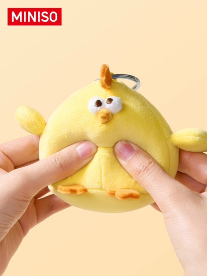 [Pre Order] Lovely Chicken Fat Dundun Plush Doll Keychain | New Version Original Chick - Children Gift Animal Mini Plush Doll