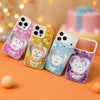 Japanese Cartoon ChiiKawa Ribbon Heart Cushion Laser Case | Chiikawa Hachiware Usagi Momonga 4 Styles - iPhone Case 11 12 13 14 15 16 16e 17 17e 18 Pro Promax