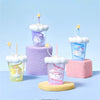 ChiiKawa X Miniso X Sanrio Series | ChiiKawa Hachiware Usagi Momonga Cute Icon Drink Cup With Straw - Kawaii Items Room Decoration