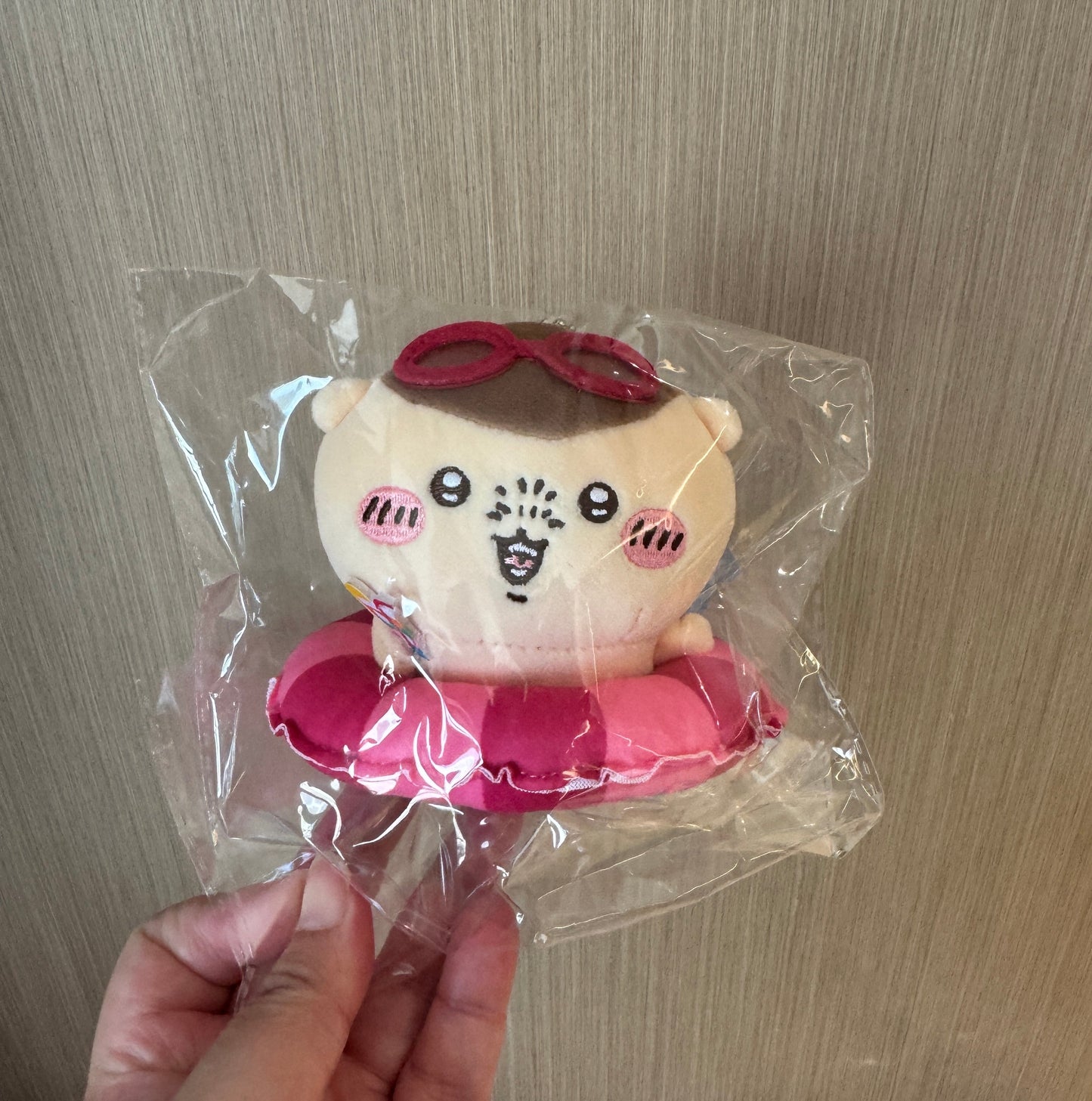 ChiiKawa X Miniso Hot Summer Series | ChiiKawa Hachiware Usagi Momonga Kurimanju Rakko Shisa In Swim Ring Cute Plush Doll Keychain - Kawaii Items Room Decoration Doll