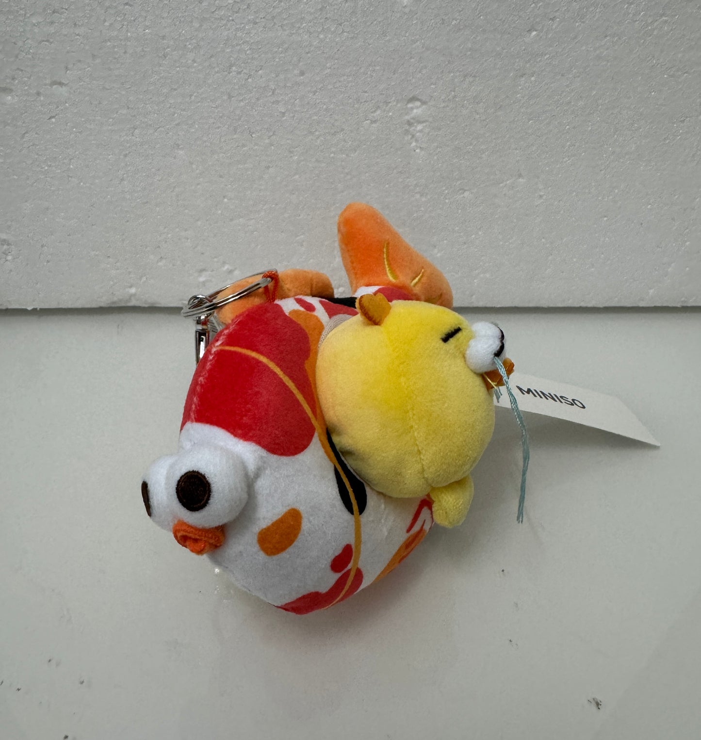 Lovely Chicken Fat Dundun Plush Doll Keychain | Koi Chick with Crying Dun Dun Chick Set - Children Gift Animal Mini Plush Doll