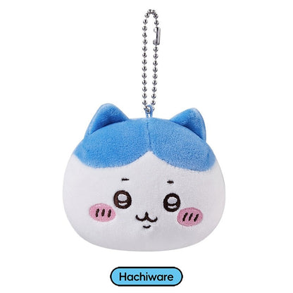ChiiKawa X Miniso | ChiiKawa Hachiware Usagi Big Head Keychain - Kawaii items Room Decoration doll  WinnieTheBirds Toy Shop