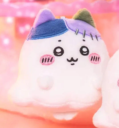 Japan ChiiKawa ChiiKawa Park Halloween Series | ChiiKawa Hachiware Usagi in Ghost Costume Cute Plush Doll Keychain - Kawaii items Room Decoration Doll