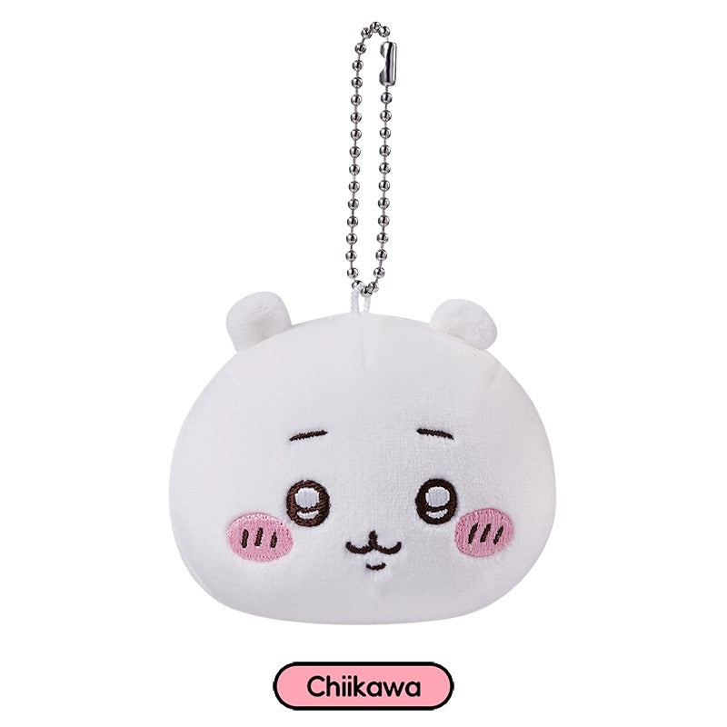 ChiiKawa X Miniso | ChiiKawa Hachiware Usagi Big Head Keychain - Kawaii items Room Decoration doll  WinnieTheBirds Toy Shop