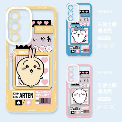 Japanese Cartoon Chiikawa Love Support Version | Chiikawa Hachiware Usagi - Phone Case Samsung Galaxy S26 S25 S24 S23 S22 S21 FE Ultra Edge