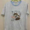 Korean Fashion Cute Animals Style T-Shirt Series | Embroidery Cherry Cat - Kawaii Fashion Items