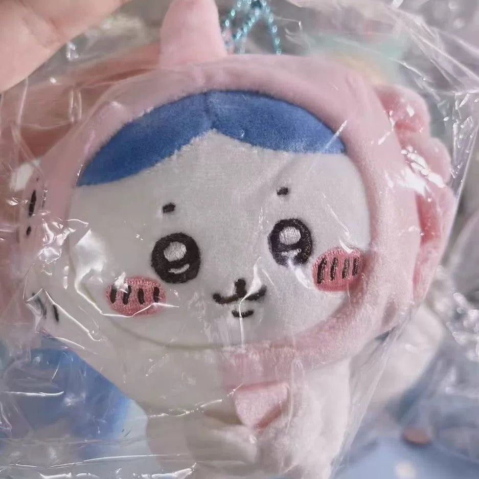 Japan ChiiKawa Aquarium Limited | Wheel Fish ChiiKawa Hachiware Usagi - Mini Plush Doll keychain WinnieTheBirds Toy Shop