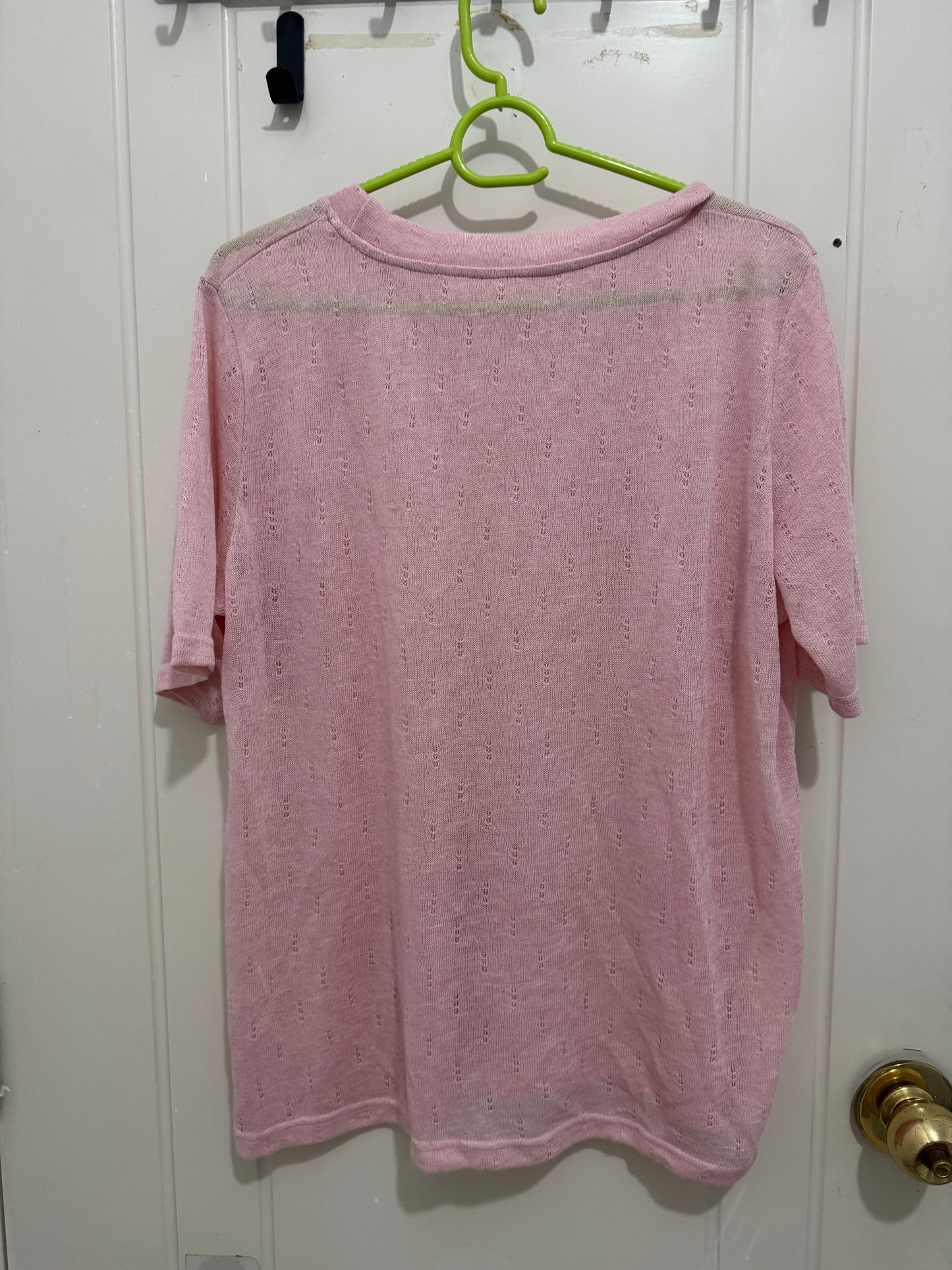 Japanese Fashion Cute Style Mori Series | Pink with Pattern T Shirt - Kawaii Fashion Items