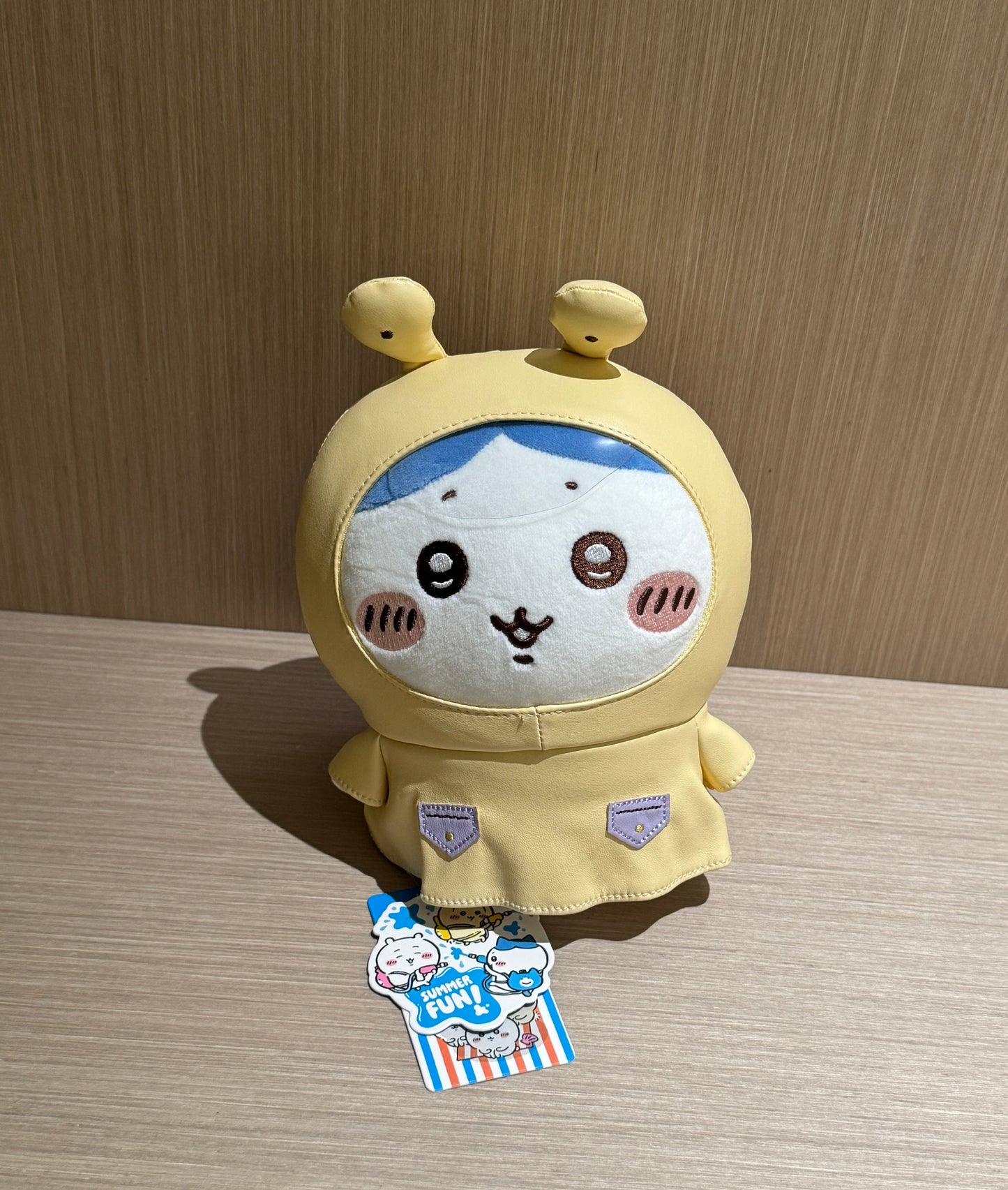 ChiiKawa X Miniso Hot Summer Series | ChiiKawa Hachiware Usagi Raincoat Cute Plush Doll - Kawaii Items Room Decoration Doll