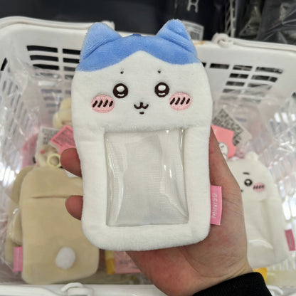ChiiKawa x Miniso | ChiiKawa Hachiware Usagi Plush Doll Cute Cardholder - Kawaii items Home Decoration Accessories  WinnieTheBirds Toy Shop