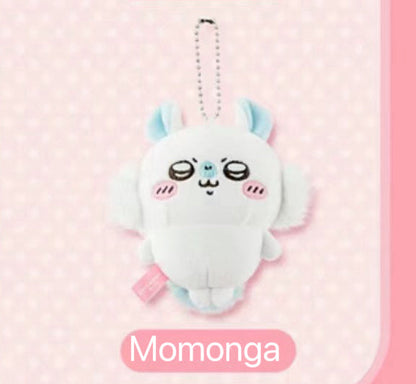 ChiiKawa X Miniso | ChiiKawa Hachiware Usagi Momonga Mini Plush Doll Keychain - Kawaii items Room Decoration doll  WinnieTheBirds Toy Shop