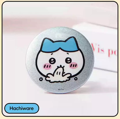 ChiiKawa X Miniso | ChiiKawa Hachiware Usagi Momonga Kurimanju Rakko Metal Pin - Kawaii Item Cute Accessories  WinnieTheBirds Toy Shop