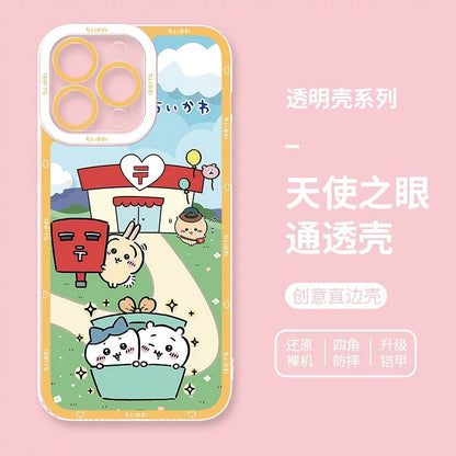 Japanese Cartoon Chiikawa | Rainbow Post Office Daily 8 Style - iPhone Case PLUS SE2 XS XR X 11 12 13 14 15 16 16e 17 17e Pro Promax 12mini 13mini
